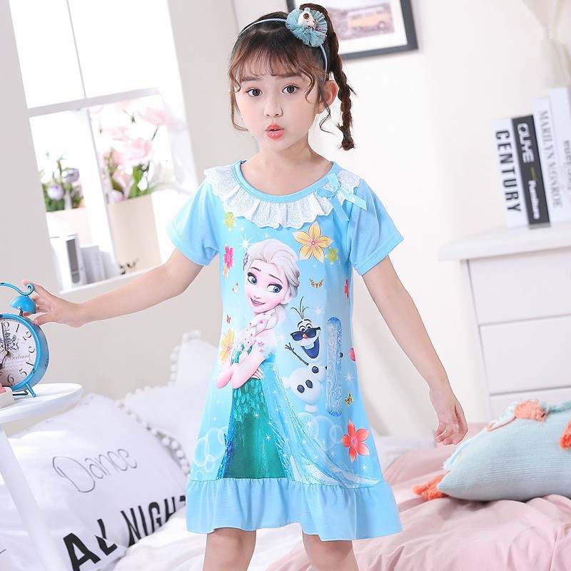 Girls Stylish Princess Elsa Top with Neck Lace Pest