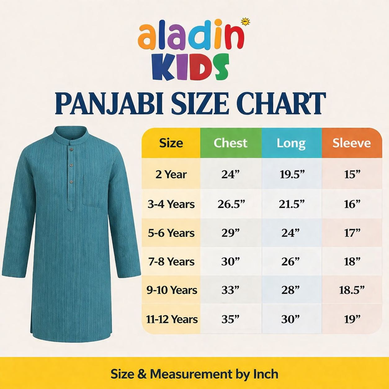 Regal Herringbone Signature Cotton Panjabi for Boys