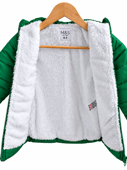 Kids Exclusive Winter Premium Padding Jacket in beautiful Green color