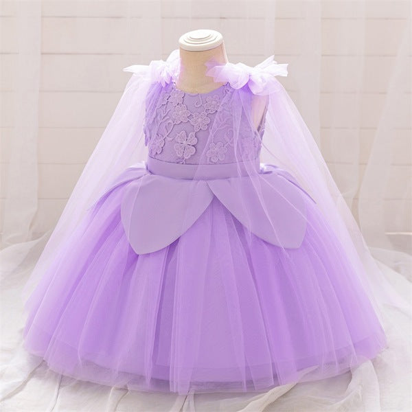 Lavender China Party Dress  Fairy Princess Style  AladinKids