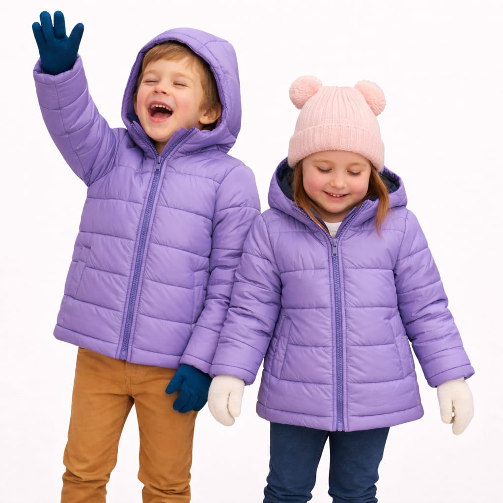 Kids Exclusive Winter Padding Jacket lavender purple