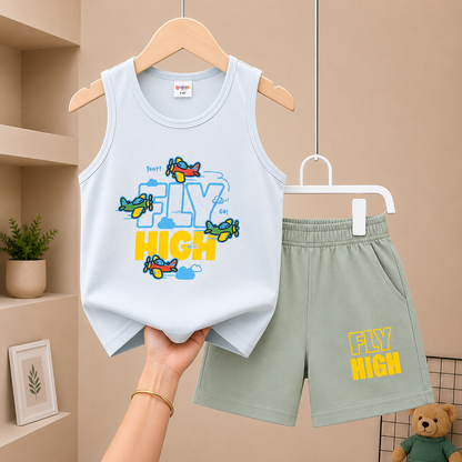 Fly High Megi Set – Sky Blue & Sage Green