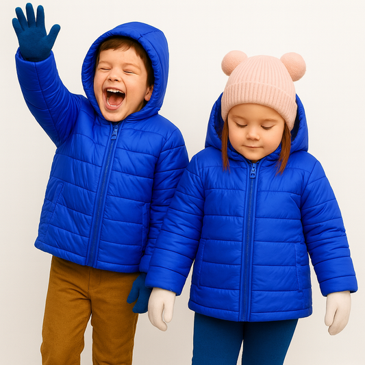 Kids Exclusive Winter Padding Jacket Royal Blue