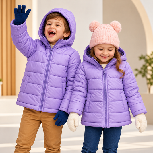 Kids Exclusive Winter Padding Jacket lavender purple