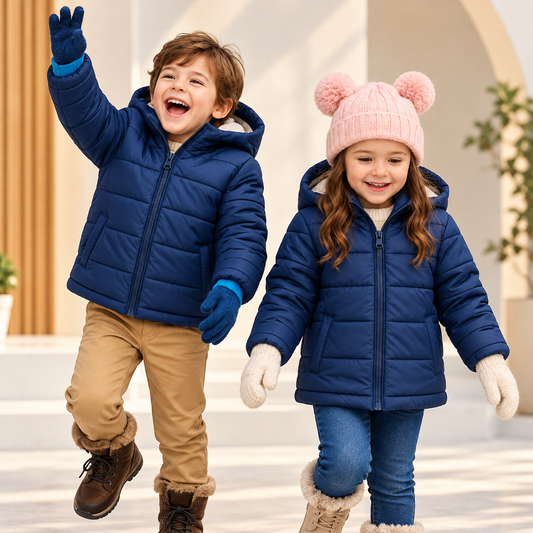 Kids Exclusive Winter Padding Jacket Deep Navy Blue
