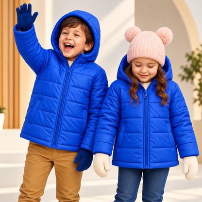 Kids Exclusive Winter Padding Jacket Royal Blue