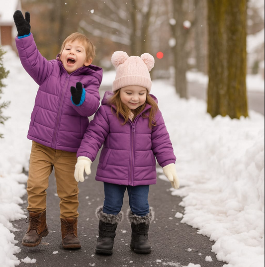 Kids Exclusive Winter Padding Jacket Royal Plum