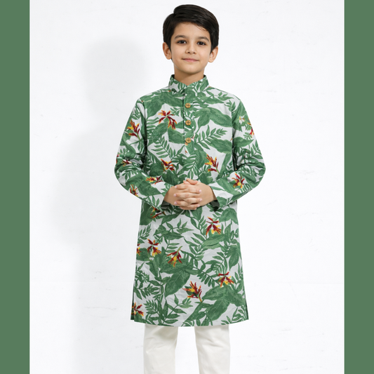 Grand Royale Botanical Cotton Panjabi for Boys