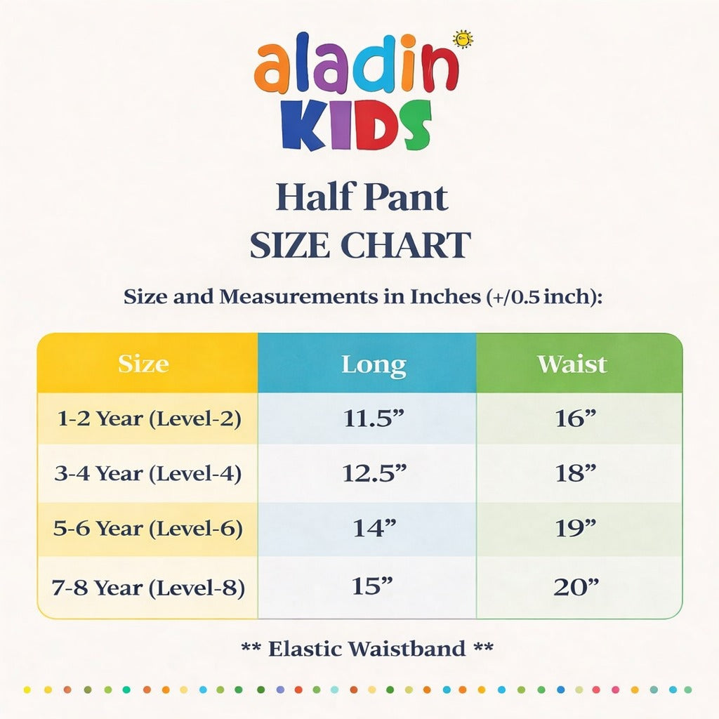 Boys Multi Icon Printed Casual Half Pant – Ash
