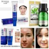 1. Bioaqua anti acne treatment cream.  2. Bioaqua pure skin acne face wash,  3. tea tree essential oil