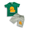 Baby Duck Printed T-shirt & Pant Set Green