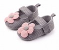 Beautiful Floral Baby Shoes Ash