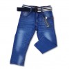 Boy's Denim Pants  With Belt Sky Blue