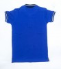 Boys' Printed Short Sleeve  Summer Polo T-Shirt_Blue