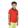 Boys' Short Sleeve  Polo T-Shirt Red