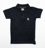 "Boys' Stylish Short Sleeve Summer  Polo T-Shirt Anther Fabric_ Ash"