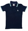 "Boys' Stylish Short Sleeve Summer  Polo T-Shirt Anther Fabric_ Blue"