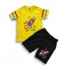Boys Stylish T-Shirt & Pant Set  Out of Space Yellow