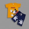 Boys T-shirt & Pant Set  Mickey mouse Yellow