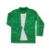 Boys' Winter Full Sleeve Blazer with attached T-shirt Green