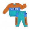 Boys Winter Sweat Shirt & Trouser Sandstone Orange and Pest