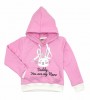 Cute Rabbit Stylish Full Sleeve Hoodie  Winter Outfit Pink