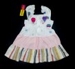 Cute Style Summer Frock for Girls  _White