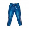 Denim Joggers for Boys  Pocket Zipper Navy Blue Pant