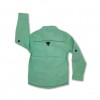 Full-Sleeve Boys' Shirt Band Collar Light Green