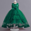 Girls Imported Party Dress Green
