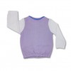 Kids Full Sleeve Sweat Jacket for Winter- Light Purple