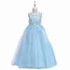 Sleeveless Light Blue Pink color Princees Party