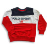 POLO Sport Rubber Printed Sweatshirt for boys Blue & Red