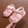 Premium PU Leather Baby Sandal  pink