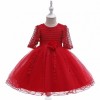 Princess Stylish Red Party Dress  for Girl