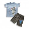 Sky Blue Tom & Jerry T-shirt & Pant set
