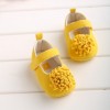 Soft flower princess shoes Yellow