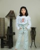 Stylish Full Sleeve T-Shirt & High-Waisted  Cotton Pants for Girls'