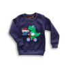 Super Dino Kids Sweatshirt Dark Violet