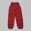 Tops & Pant Set for Girls Red Print