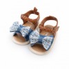 Topumt Girls Canvas Bow-knot Sandals