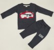 Car Stylish Winter Dress for Boys _Navy Blue With Red