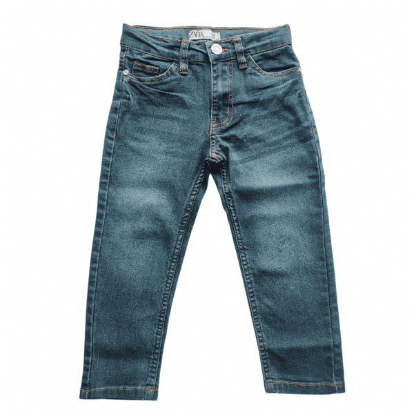 Boys Denim Full Pant  Blue Aladinkids Dhaka