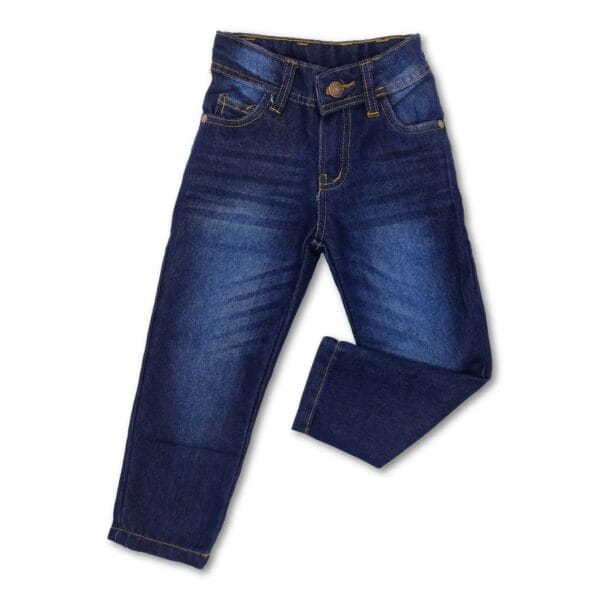 Boys' Regular Fit Denim Pants Navy Blue