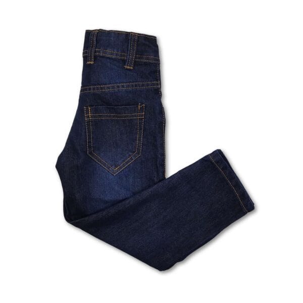 Boys' Regular Fit Denim Pants Dark Navy Blue - Image 3