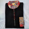 Boy's Premium Contrast Panjabi Black - Image 2