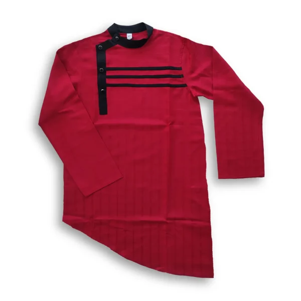 Boys Side Opening Kurta Style Panjabi Red