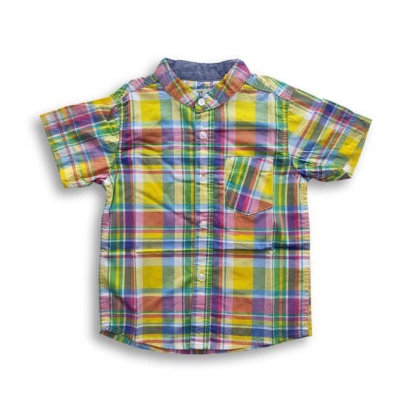 Boys Grameen Check Shirt Multicolor