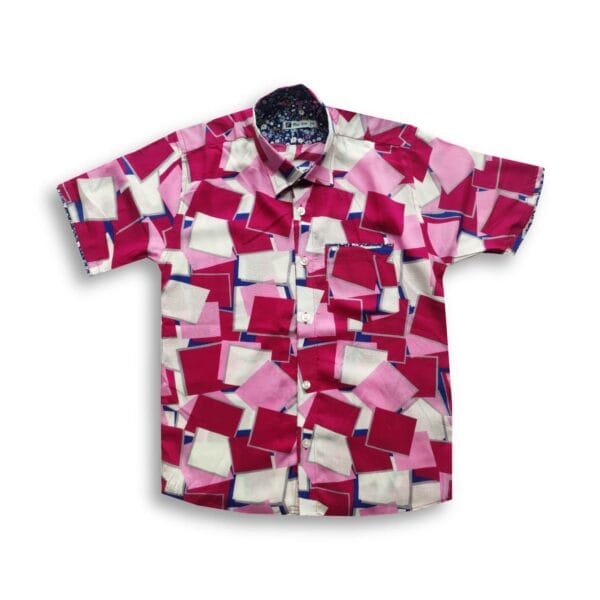 All Over Print Comfortable summer Shirt for Boys' Lenin