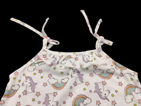 Girls Tank Tops For Summer Rainbow Unicorn - Image 3